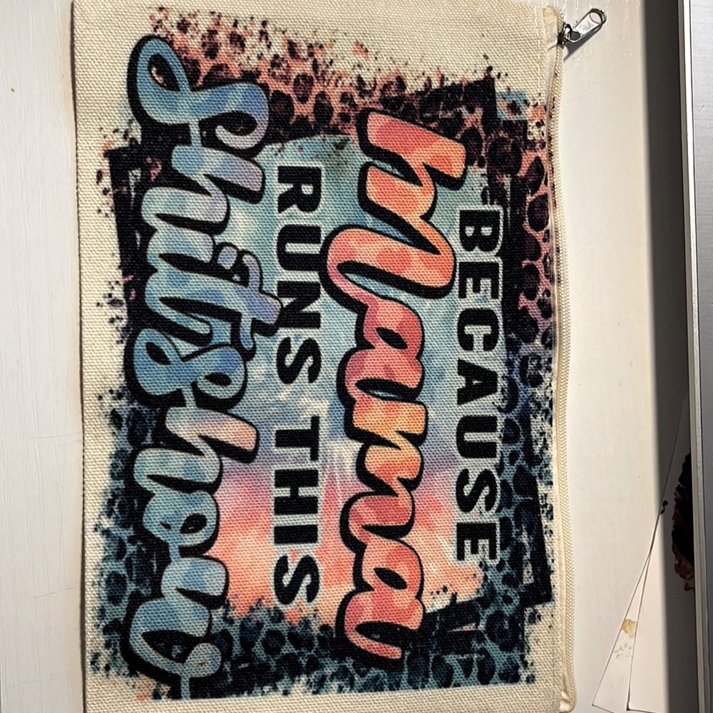 Sublimated makeup bags